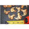 Image 4 : *TEXAS RESIDENTS ONLY* (9) African LION Claws including 2 Big Dew Claws