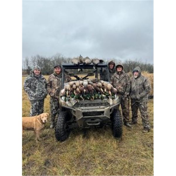 Kansas Duck and Goose Hunt - 2 person, 3 Days, Donated by Parnell Outdoors. www.parnelloutdoors.com