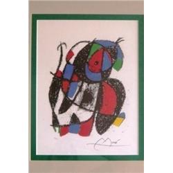 Miro "Volume II - Lithograph XII"
