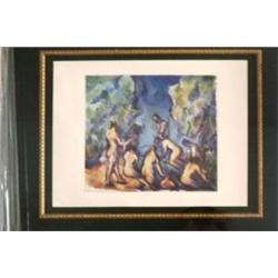 Rare original Cezanne "Etude de Nus"