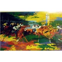 NEIMAN "BREEDERS CUP" HANDSIGNED,FRAMED W/COA