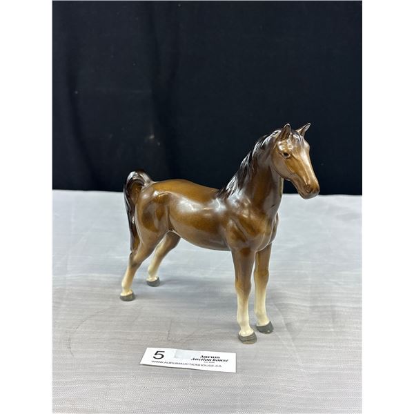 Vintage 6.5" Tall Breyer Saddle Bread Weanling Foul Porcelain Horse