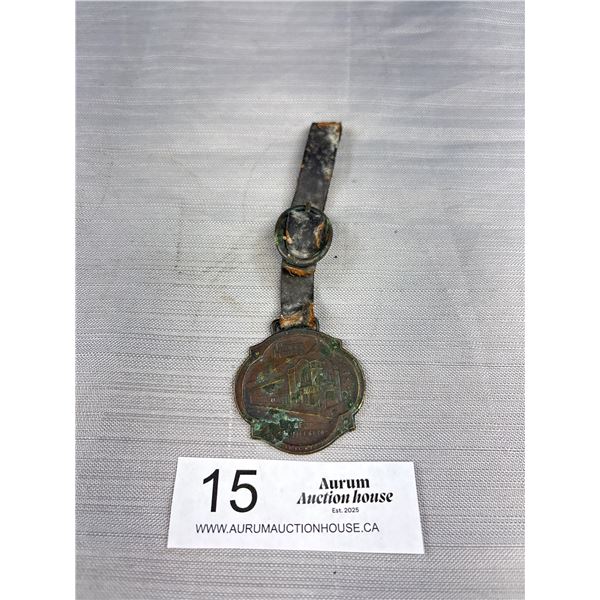 A 1912 Souvenier First Annual Picnic Hastings Park, Vancouver BC Watch Fob