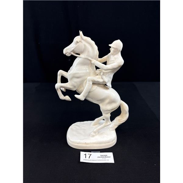 Vintage Beswick Huntsman On Rearing Horse Model 868 Approx 10" Tall