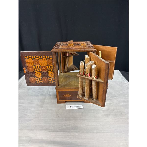 Superb Inlaid Early 20th Century Cigarette or Fountain Pen Display