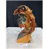 Image 2 : Very Nicely Carved West Coast Native 12" Tall Mask on Stand Signed Ed Simeon