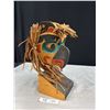 Image 5 : Very Nicely Carved West Coast Native 12" Tall Mask on Stand Signed Ed Simeon