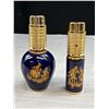 Image 2 : Vintage Limoges France Cobalt ww/22K Gold Empty Perfume Bottles