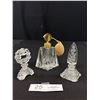 Image 1 : 3 Pretty Vintage Crystal Perfume