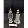 Image 1 : 2 Vintage Cut Glass Sugar Shakers