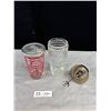 Image 4 : Mid-Century Phoenixware Ice Bucket and Glass Cocktail Shakers