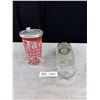 Image 5 : Mid-Century Phoenixware Ice Bucket and Glass Cocktail Shakers