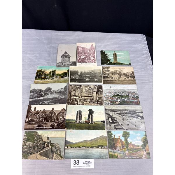 15 Early 1900s Postcards (Mostly Scottish + Canadian)