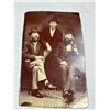 Image 2 : A Very Good Tin Type Photo of 3 Men All Smoking Cigars Circa 1890-1900