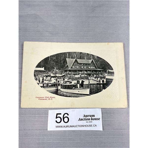 Early Postcard "Vancouver" Club House