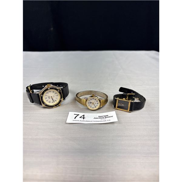 3 Watches - Seiko + All Working Condition