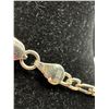 Image 2 : Sterling Figaro 19" Chain Necklace - Marked .925