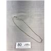 Image 3 : Sterling Figaro 19" Chain Necklace - Marked .925