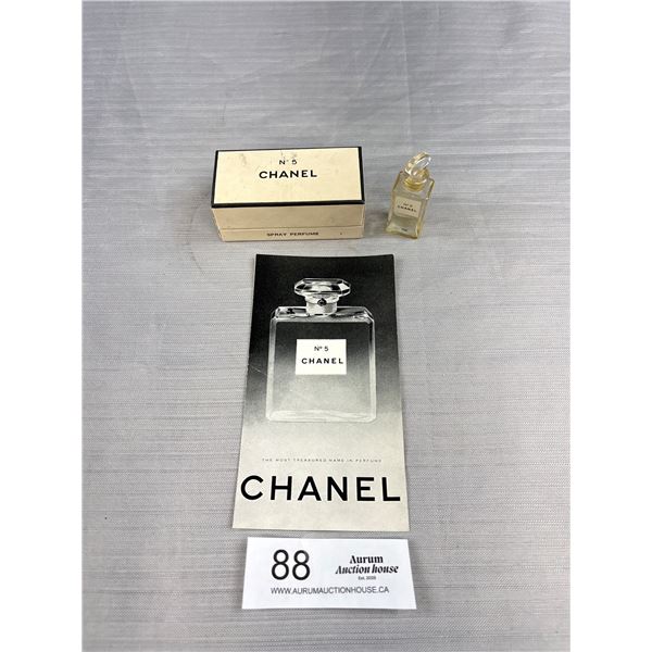 An Early Channel No.5 Perfume Bottle (In Box) + Advent Priors List
