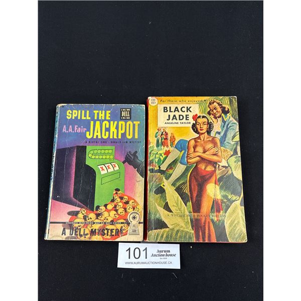 2 1940s Pocket Book (Great Covers) Black Jade + Spill The Jack Pot
