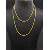 Image 2 : Nice Quality Gold Tone Necklace/Chain 22" Long