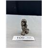 Image 1 : Very Collectible "Ampersand" Pewer Poodle Figure (Heavy)