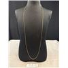 Image 1 : Extra Long 34 "Boneheur" Sterling Necklace