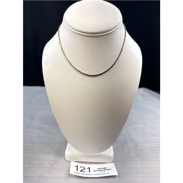 Quality Italian 14" Snake Coin Chain/Necklace