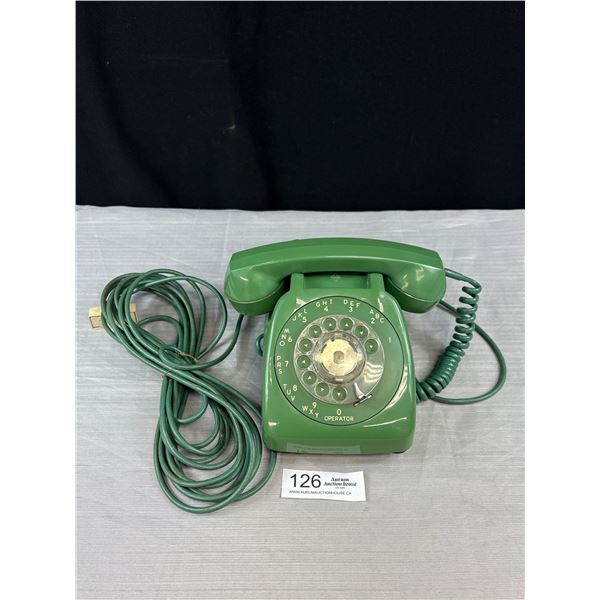 Vintage Western Electric Avacado Rotary Phone