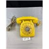 Image 1 : Vintage Western Electric Yellow/Mustard Rotary Phone
