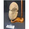 Image 2 : Ancient Native Groved Stone Maul or Pounder from BC
