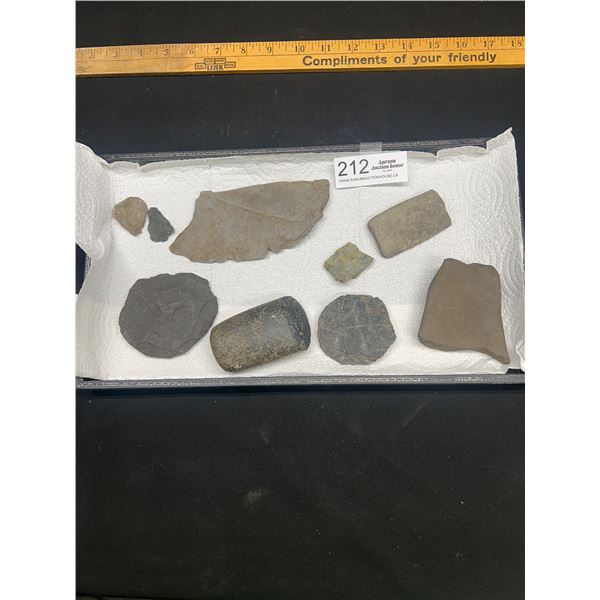 Nice Collection of Native Stoen tools and Artifacts Found in BC Rivers