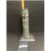 Image 5 : 13" Tall West Coast Native Carved Hawk Totem Pole signed Rick Charlie Squamish