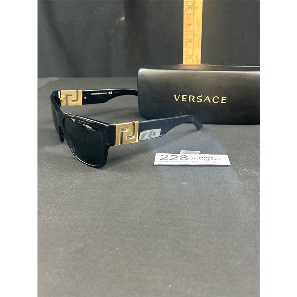 Nice Pair of Versace Sunglasses in Case Small Mark on one lens