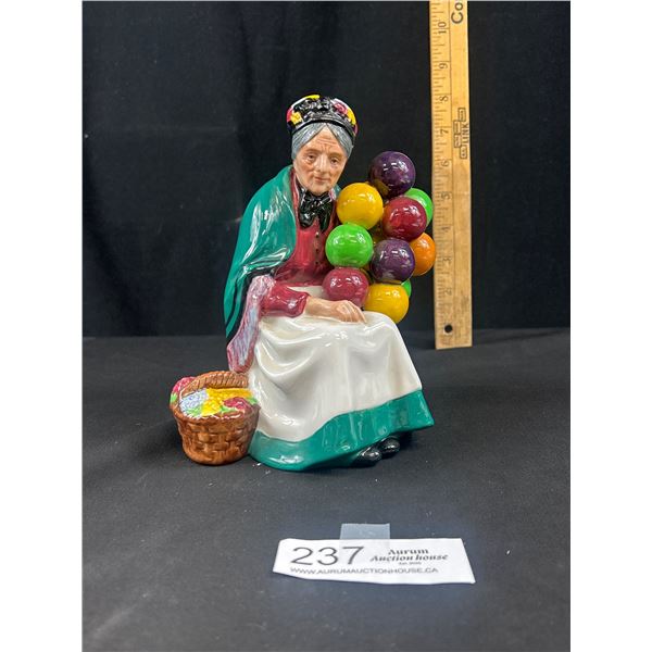 Vintage Royal Dalton The Old Balloon Seller 7 1/2" Tall Great Shape
