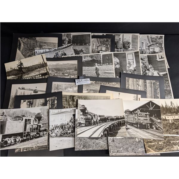25 Very Old BC Logging Photos and Museum Copys