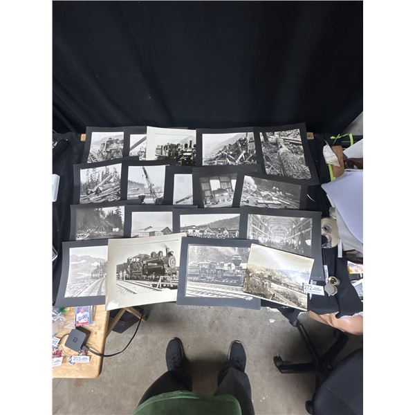 lot fo 25 early bc photographs and museum copys