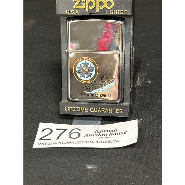 Zippo Lighter USS Nimitz CVN-68 in original Package