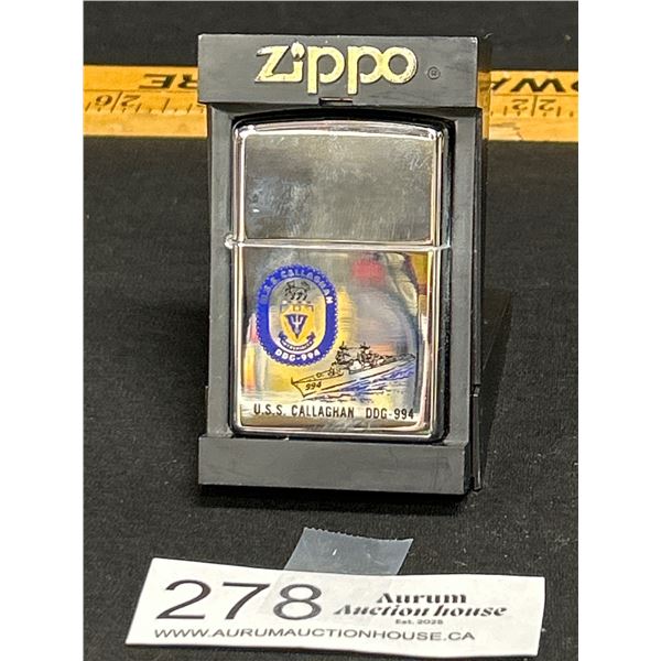 Zippo Lighter USS Callaghan DDG-994 in Original Package