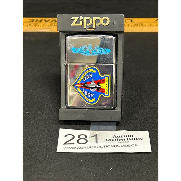 Zippo Lighter USS Pogy in Original Package