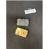 Image 4 : Silver and Gold Tone USS Callaghan Belt Buckles Solid Brass