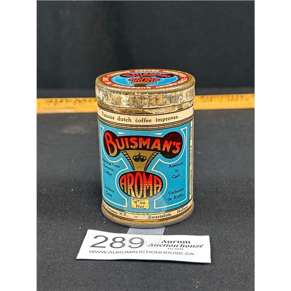 Hard to Find Buismans Aroma 4oz Tin Vancouver BC Great Graphics