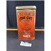 Image 2 : Large 9" Tall Bright Tiger Chewing Tobacco 5 Cent Tin