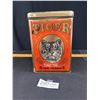 Image 3 : Large 9" Tall Bright Tiger Chewing Tobacco 5 Cent Tin