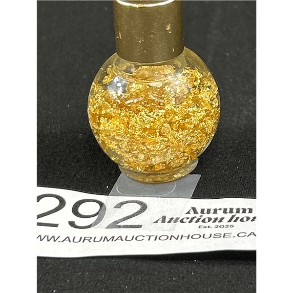 Small Bottle of 24K Gold Flake