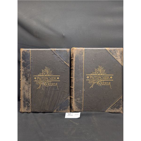 1882 Vol. 1&2 Picturesque of Canada Hard Cover
