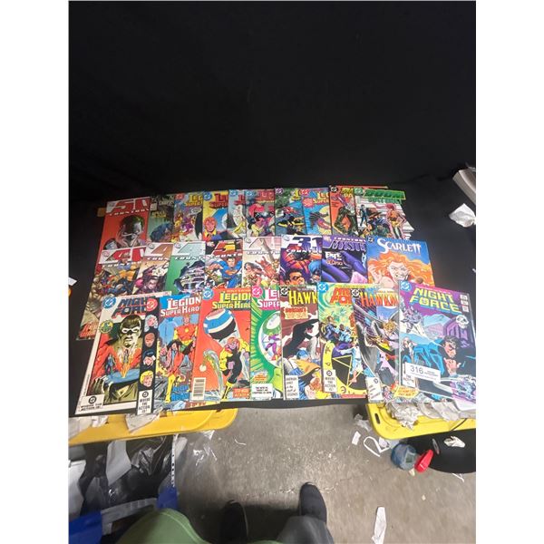 Lot of 25 DC Comics Some in Bag