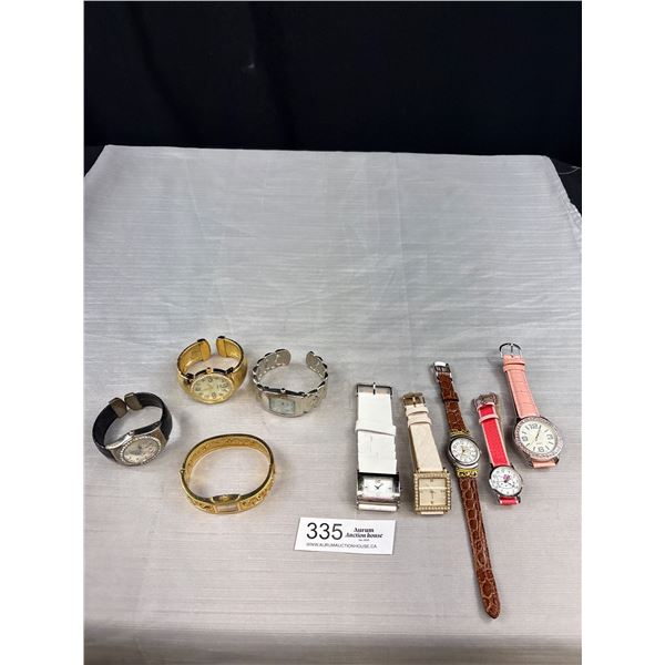 Nice Lot of Ladies Cuff Bracelet and Fashion Watches