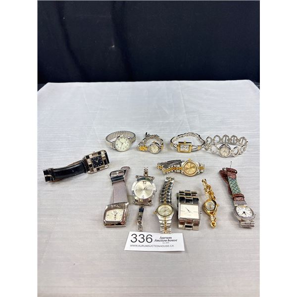 Large Lot of Ladies Watches All Working Needs Batteries