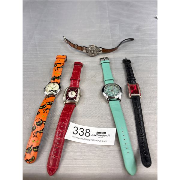 Nice Lot of Womens Fashion Watches needs Batteries